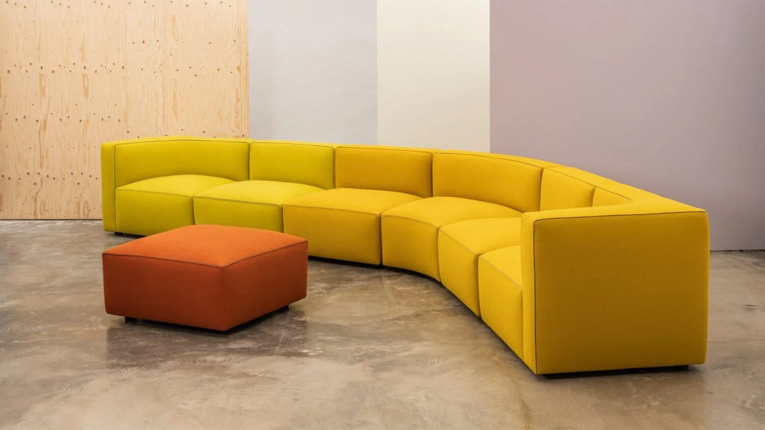 Dado sofa system by Alfredo Häberli for Andreu World