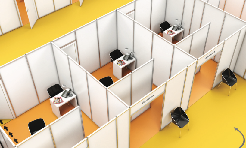 Vaccination Center Design Concepts by Peter Pepper