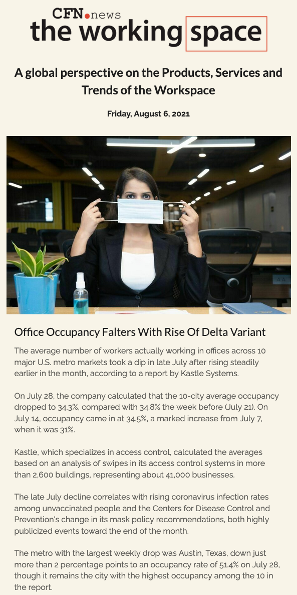 CFN's The Working Space | August 6, 2021