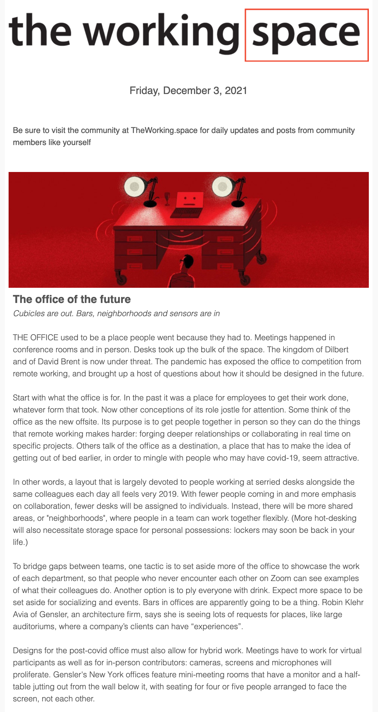 CFN's The Working Space | December 3, 2021