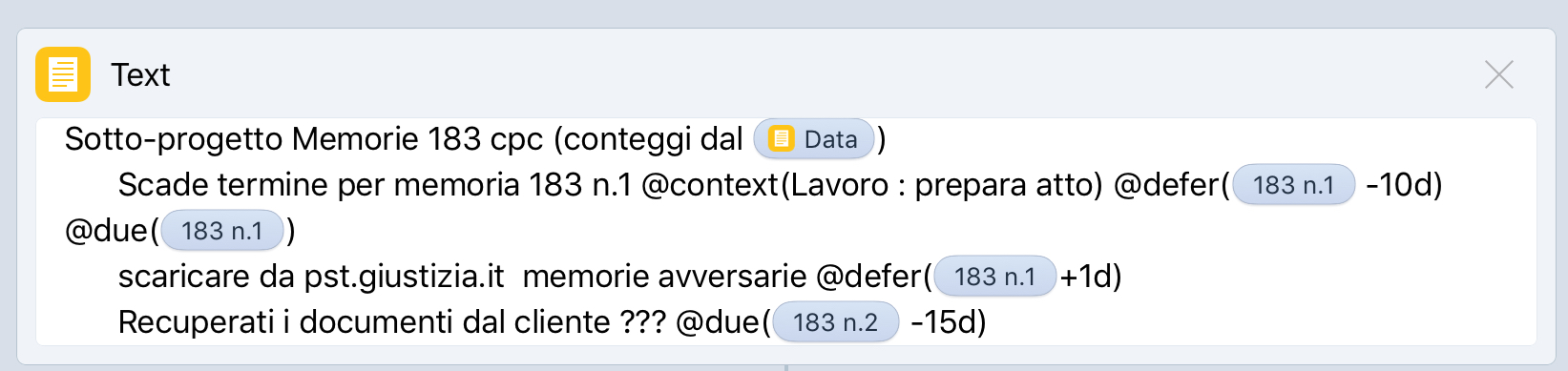 56 - 02 modello Omnifocus con variabili e TaskPaper.jpeg