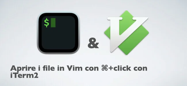 Aprire un file direttamente in Vim con ⌘+click in iTerm2