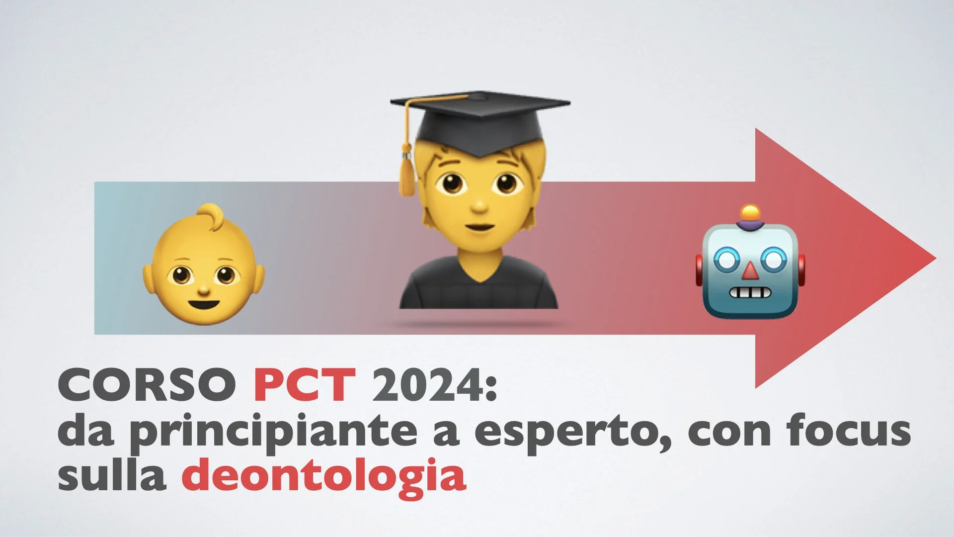 Corso PCT 2024: Da principiante a esperto con focus sulla deontologia