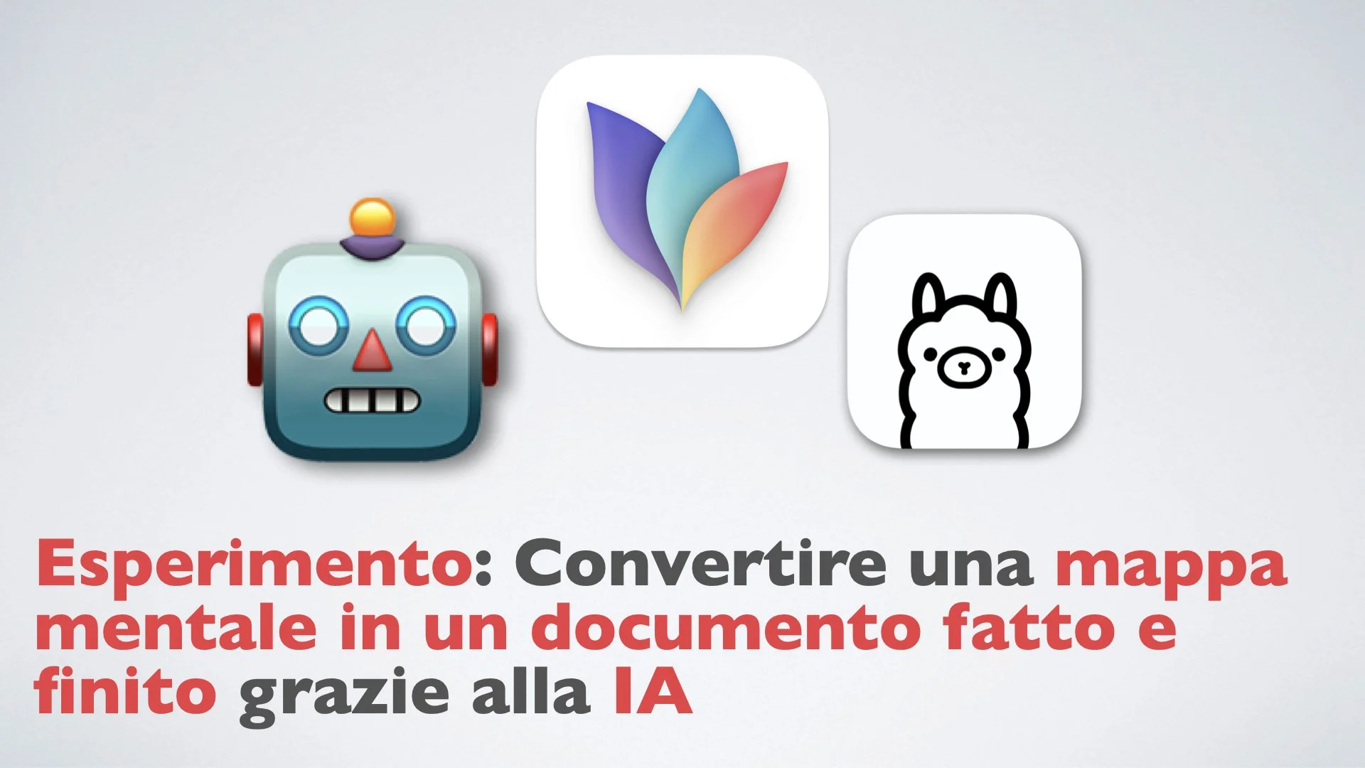Esperimento: Convertire una mappa mentale in un documento fatto e finito grazie alla IA