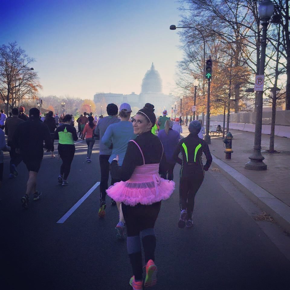 The @runpacers Jingle All the Way race is this weekend in DC and I&rsquo;m feeling nostalgic 🥹 Who doesn&rsquo;t want to dress up like the Nutcracker Ballet and run with elves, reindeer&hellip;. and sometimes bunnies (I didn&rsquo;t understand the C