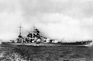 The German battleship charnhorst was one of two Axis vessels that were able to pass through the English Channel after radar communications were jammed on the southern coast of England.