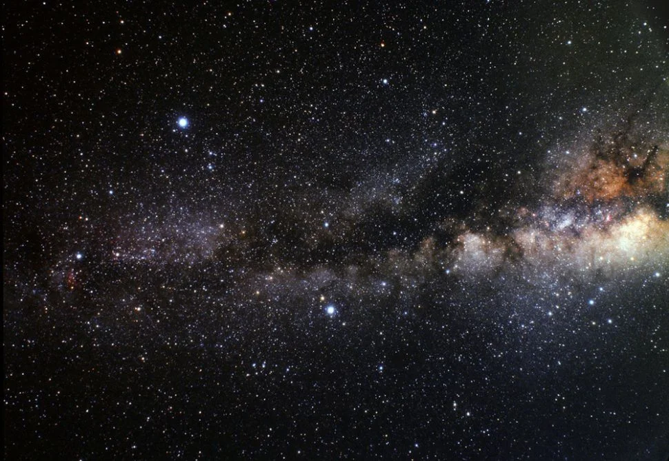 Emu Nebula (Image: A. Fujii) - complex including Coalsack Nebula Right ascension: 12h50m Declination: -62°30’ Distance: 600 lightyears Radius: 30 - 35 lightyears Constellation: Crux