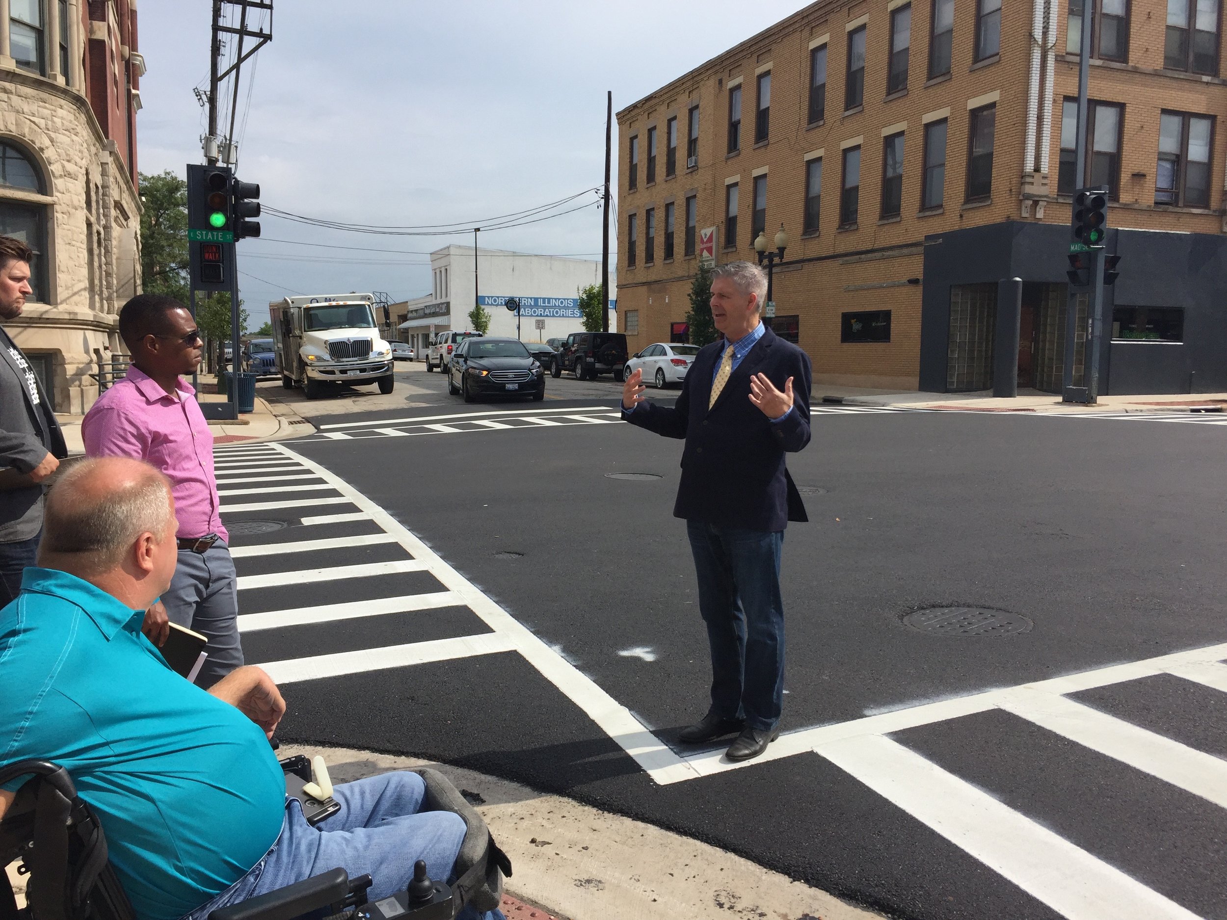In August, Chuck Marohn of Strong Towns visited Rockford to give a Curbside Chat and participate in a series of neighborhood walking tours. The Strong Towns message continues to inspire and challenge us, and we’re grateful that Rachel Quednau, Communications Director for Strong Towns, was able to swing by as well.