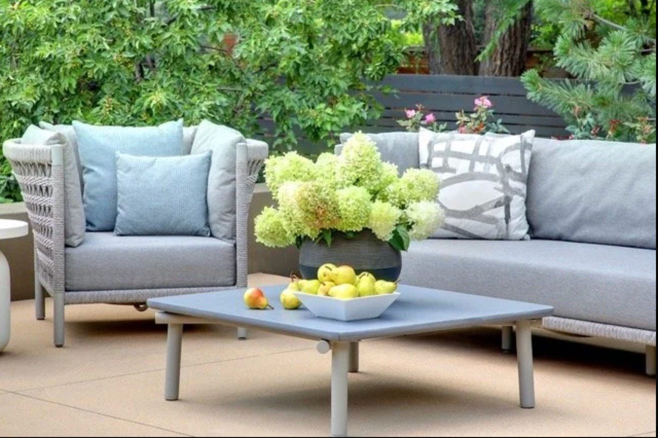 It's going to reach almost 90 degrees in Denver this week so it's time to start thinking about outdoor furniture. Many showrooms have sales in the Spring. Reach out.