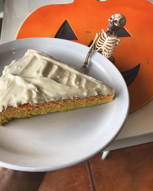 happy halloween from scary tony! come by the cafe and get a candy cookie sugar cookie&trade;️!
.
.
.
.
#tucsoncoffee #eatlocal #localeats #tucsonlocal #esttucson #coffee #pastries #localpastries #cafe #cookie #halloween #halloweencoffee spooky