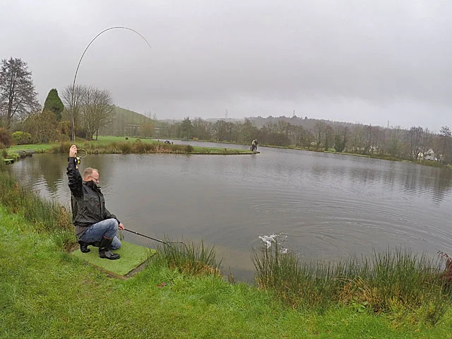 This angler worked out the tactics & is rewarded for his efforts - Exe Valley, Sun 6th Dec 2015