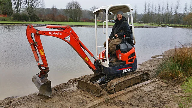 Getting my hands dirty - well, almost!
