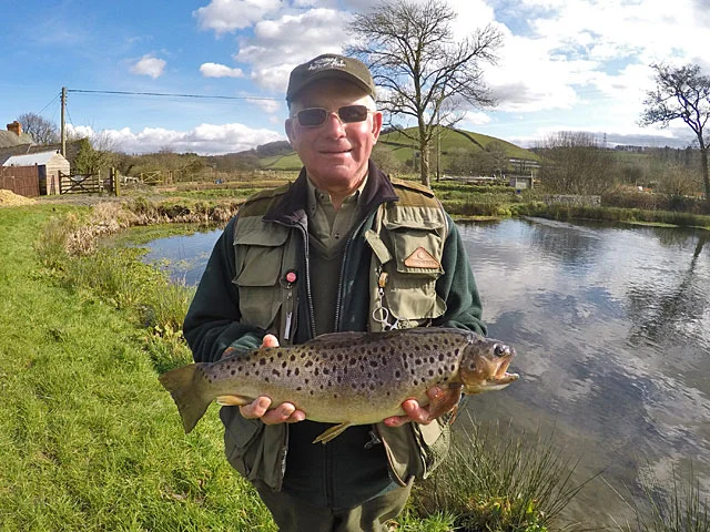 Ivor Topps lovely Brown Trout of 5lb 8oz