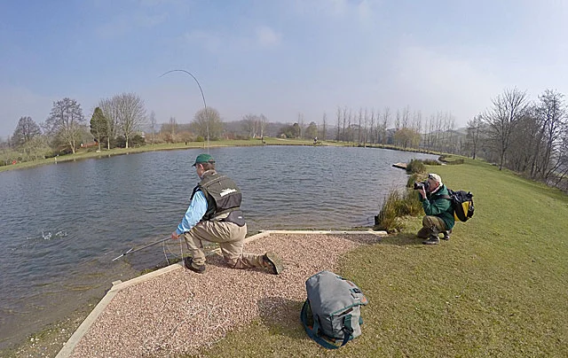 Russ Symons captures moments from the Team Snowbee day at Exe Valley