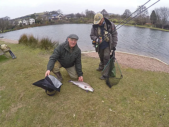 Is that fish going to fit in the bag?!!