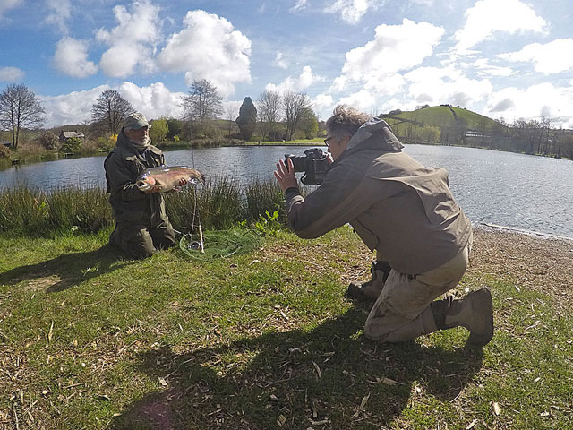 Tom Hendy has his big fish snapped by TF photograoher Peter Gathercole