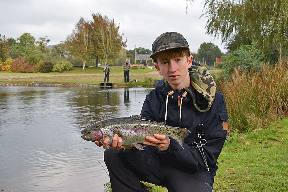 Seth with one of his winning Trout