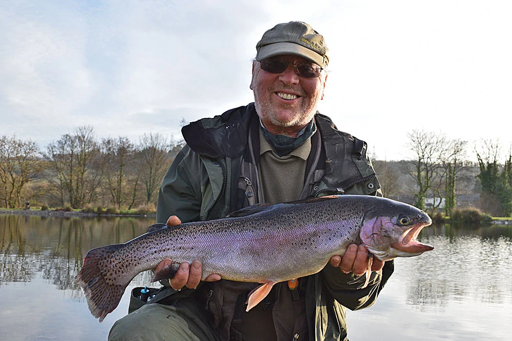 Exe Valley veteran Alan Jukes with another big fish to add to his tally!