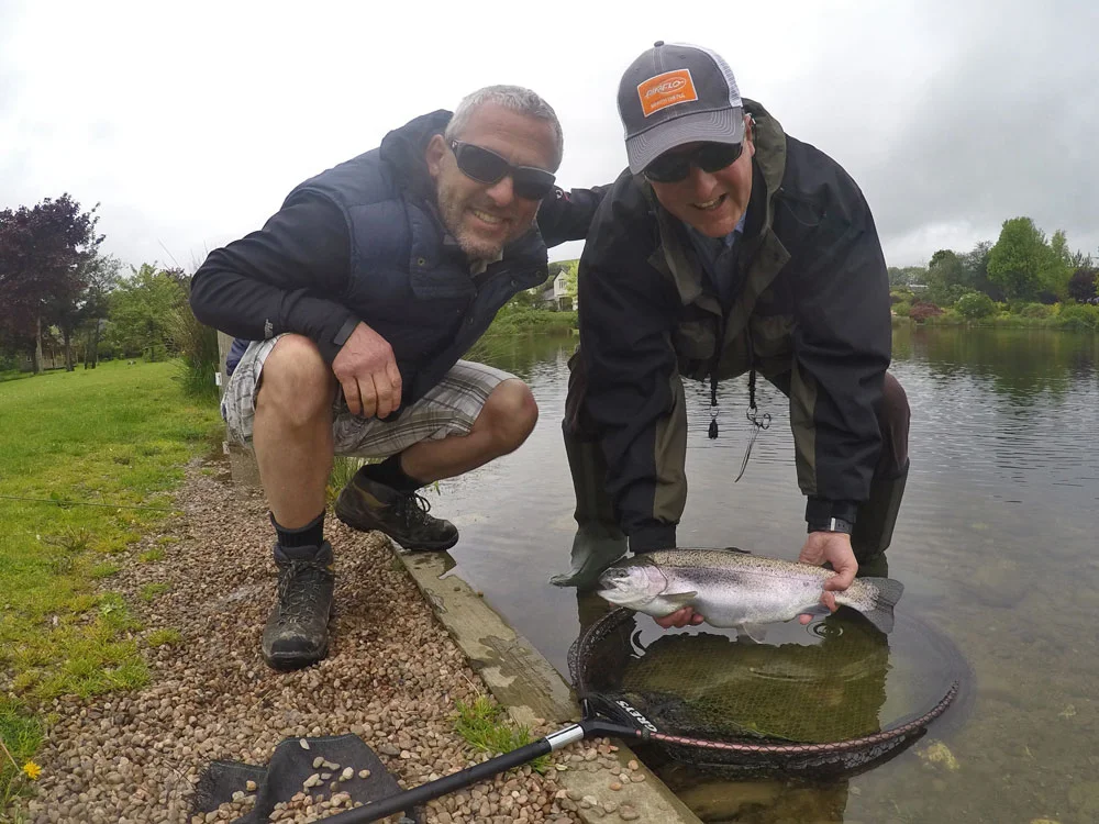Andy & Carl caught 8 fish between them using washing line tactics, Hopper Booby on the point and Crank Shank Buzzer on the dropper.