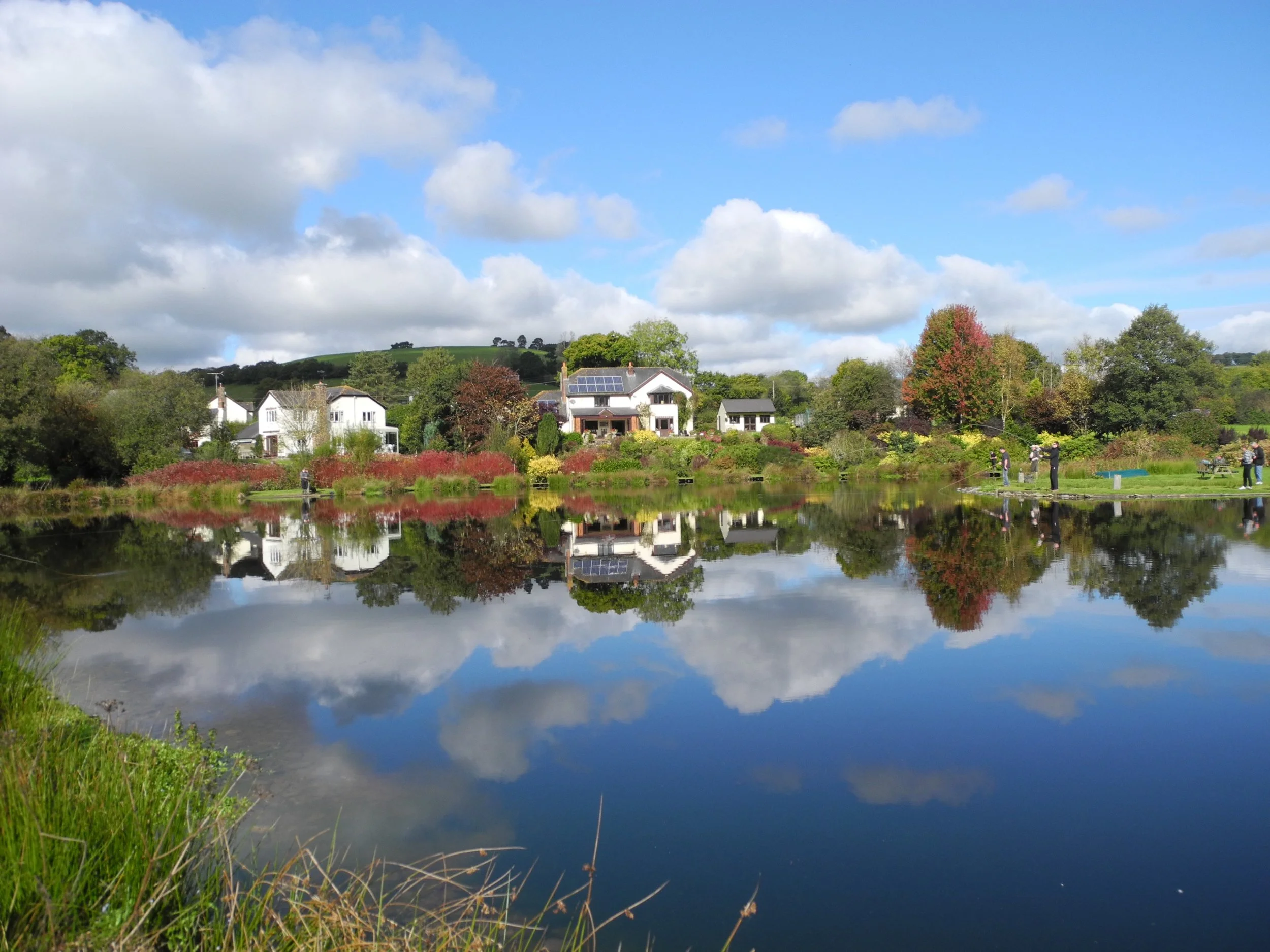 An October flat calm - image courtesy of Wayne Thomas