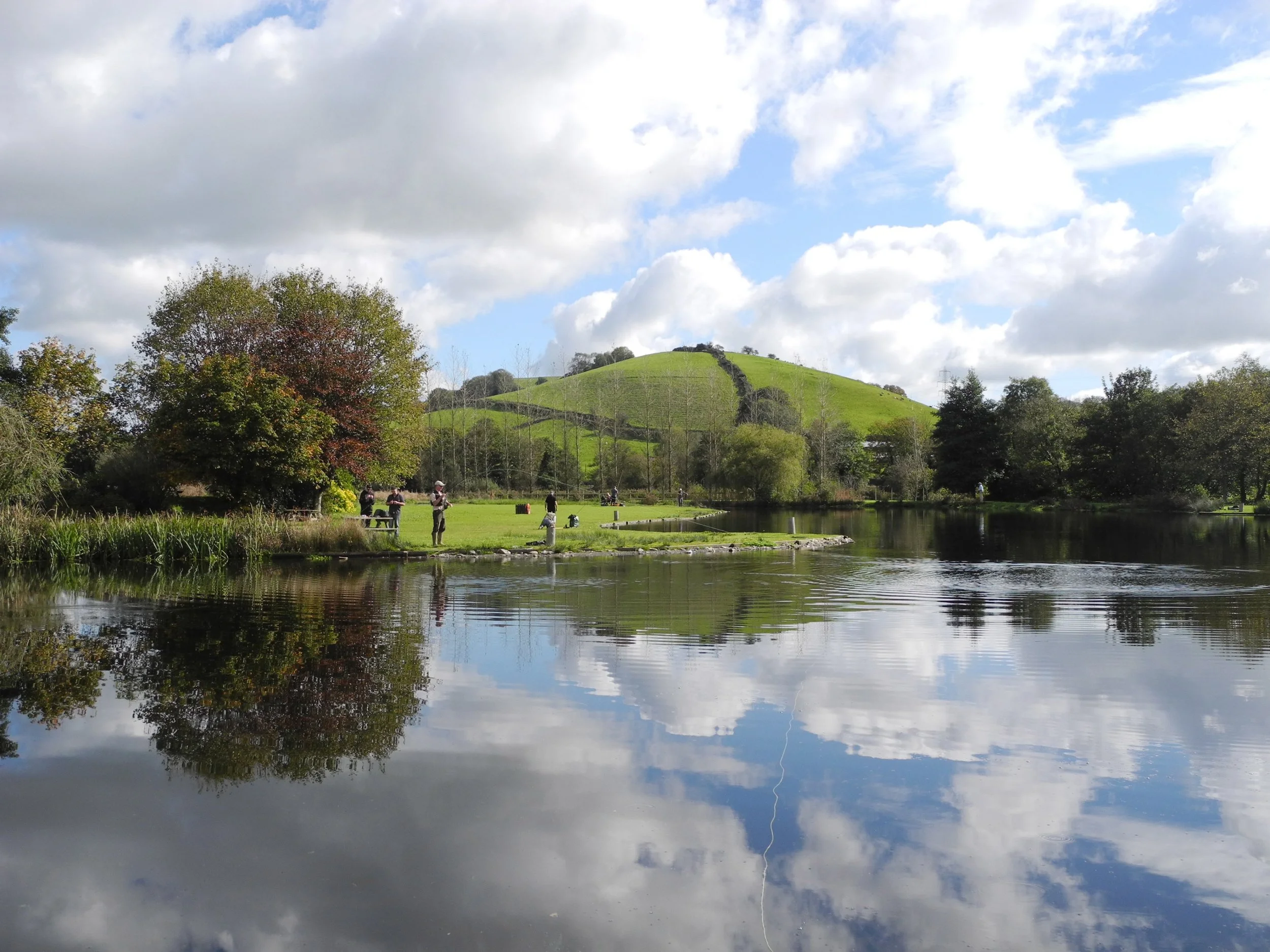 A beautiful October day - "These small Stillwater trout fisheries are undoubtedly more productive during the cooler months." Image by Wayne Thomas
