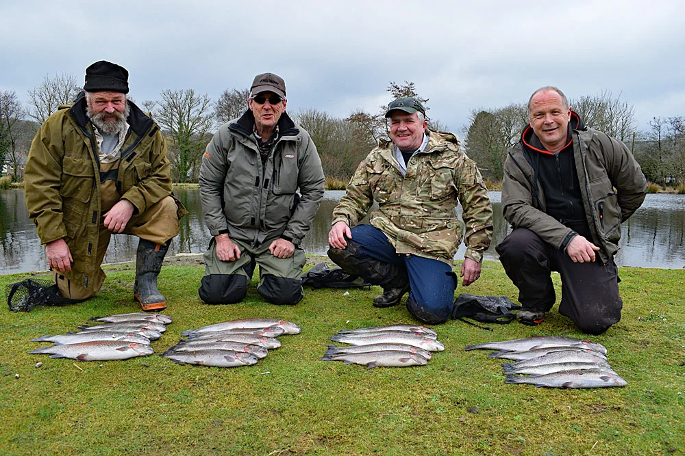From left - Senior Winner Phil Duckett, 2nd place John Slaven, Rick Price & John Clarke