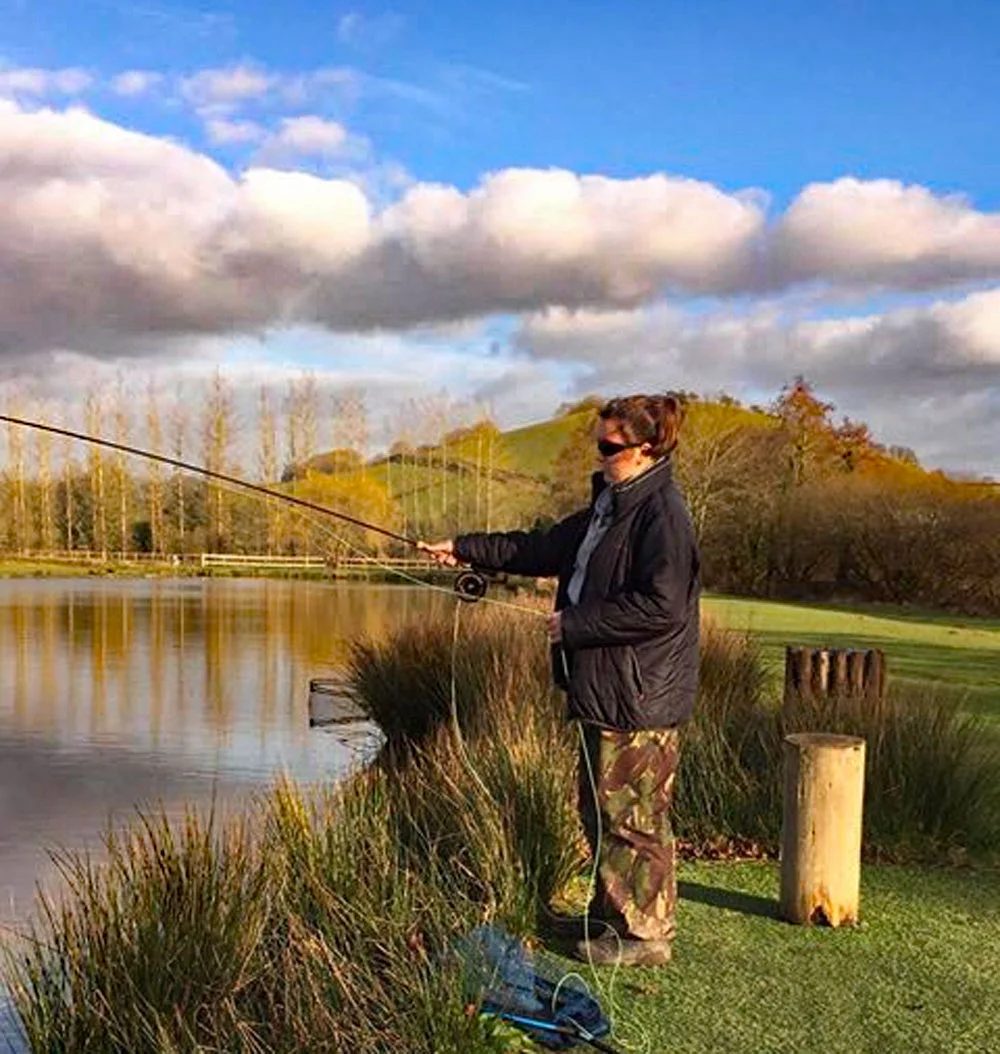 Laura said “Visited last Friday, had a lovely day! Had the daughter with us, and she was so chuffed to catch a fish! She cast the line out herself caught a lovely fish about 3lb in weight. It was only her second fishing outing! She missed loads, so was really pleased she managed to land one at least! Hopefully will see you again next time we are down your way visiting! It’s a great place you have and the fish are really good fighters! The three of us had a really good day!”