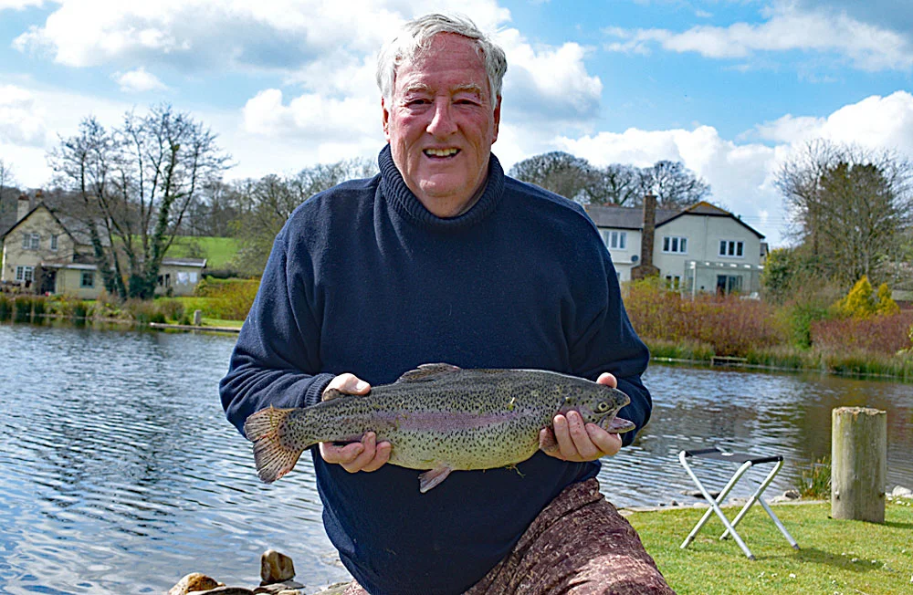 There is still time to qualify for your free permit and catch one of these Anchor Lake Rainbow Trout like Colin Wayman from Exeter with a 4lber.
