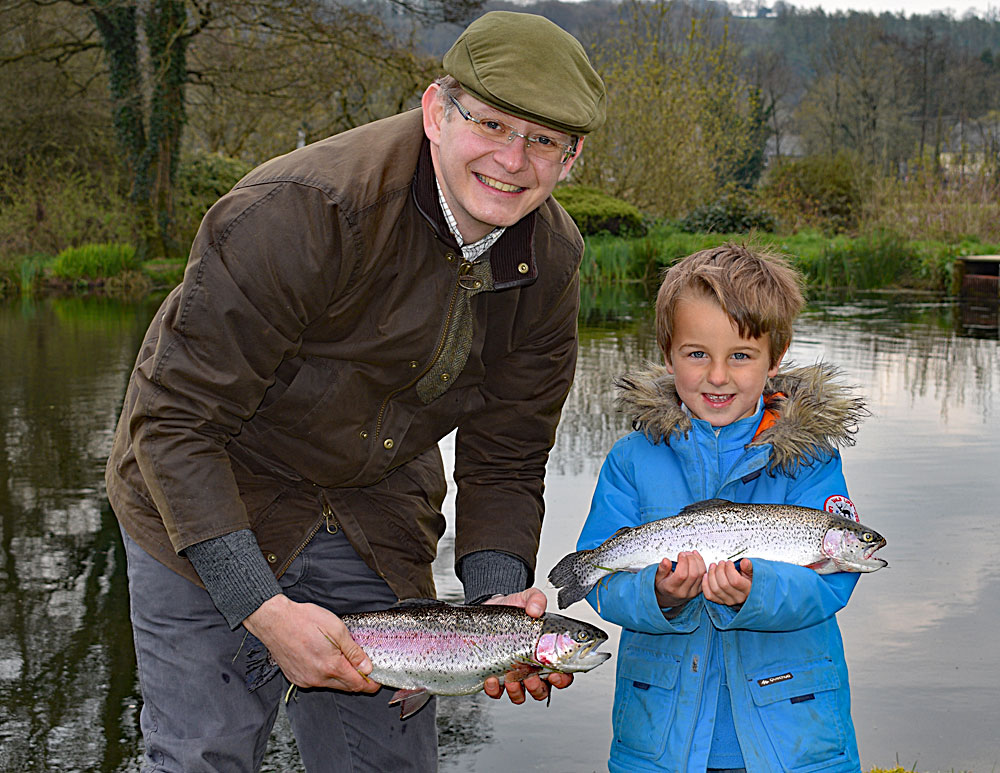 Join in the Junior Fishing Day for a chance to catch a beautiful Lobbs Lake Rainbow Trout