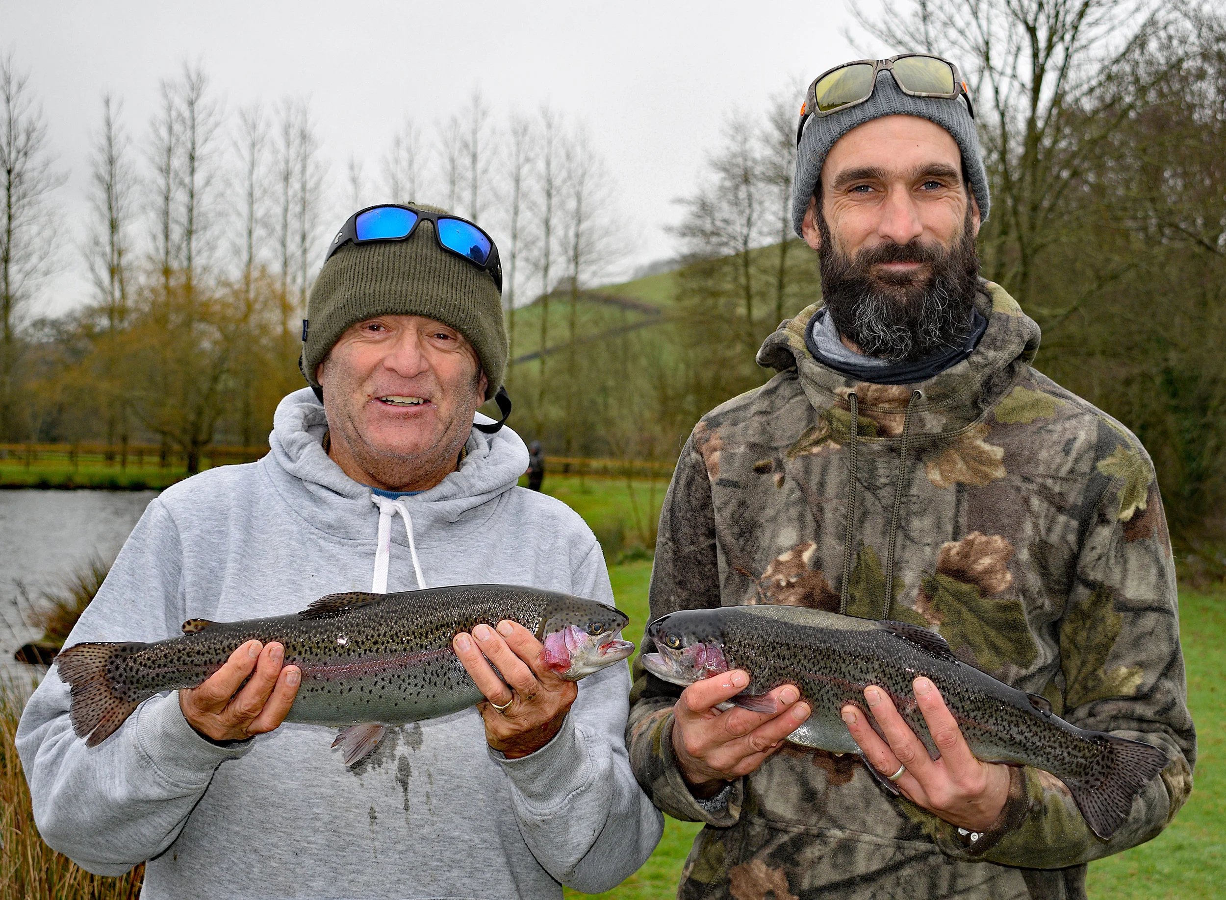 Fathers & Son, Chris and Shaun Ley, enjoying a fantastic day out on Anchor Lake.