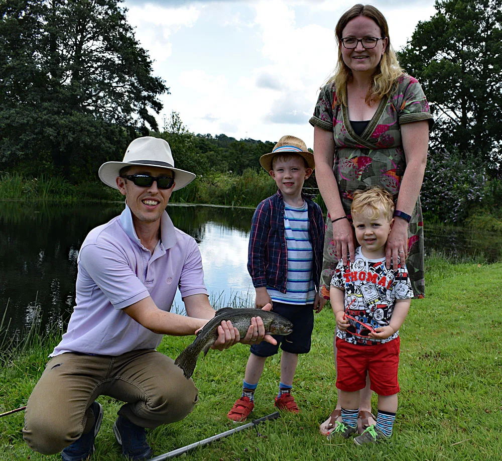 First time fishing for 5 year old Charlie and he caught this great Lobbs Lake fish by himself using one of the favourite baits - Cheese!