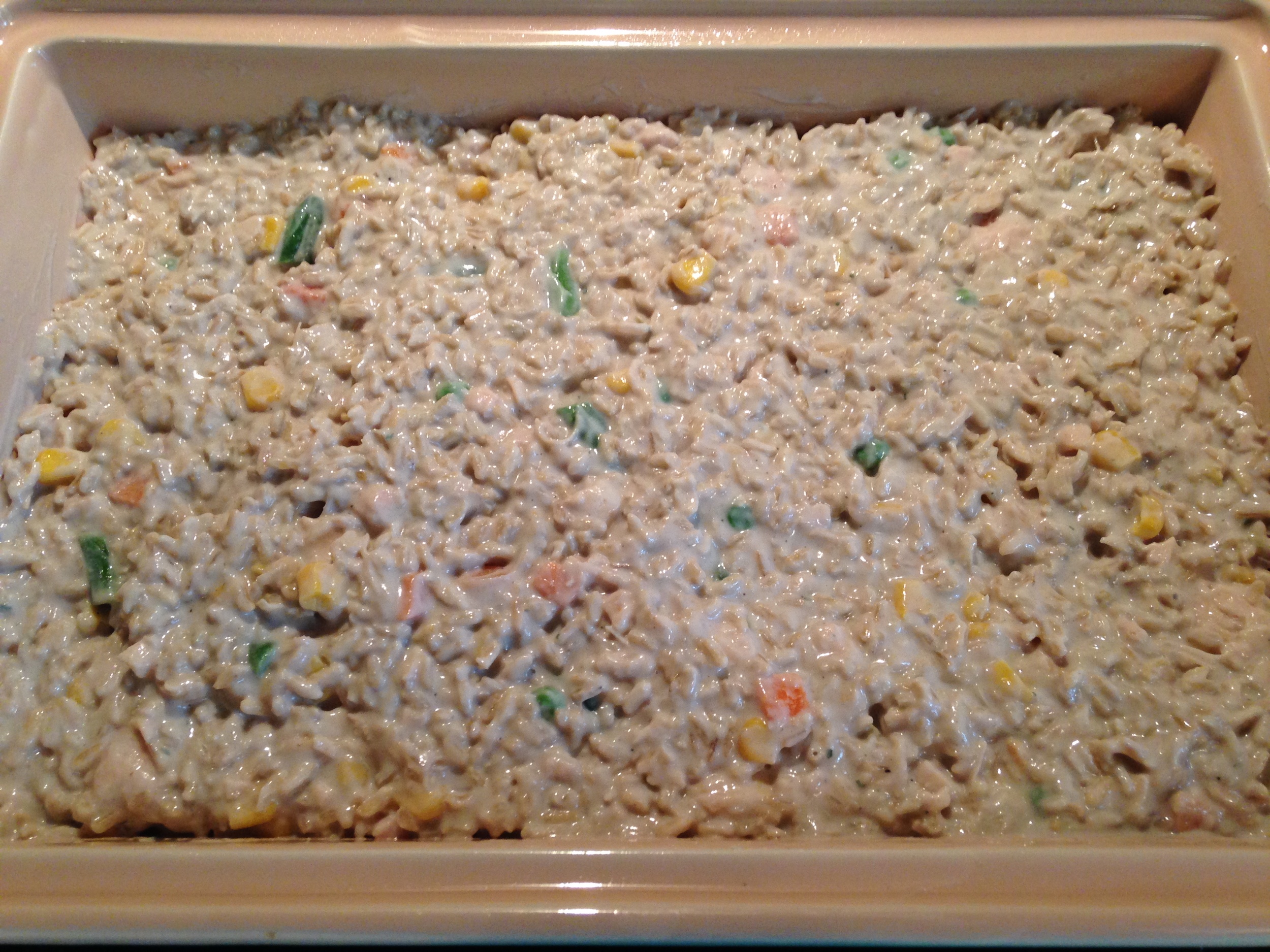 All prepped and ready for the oven!