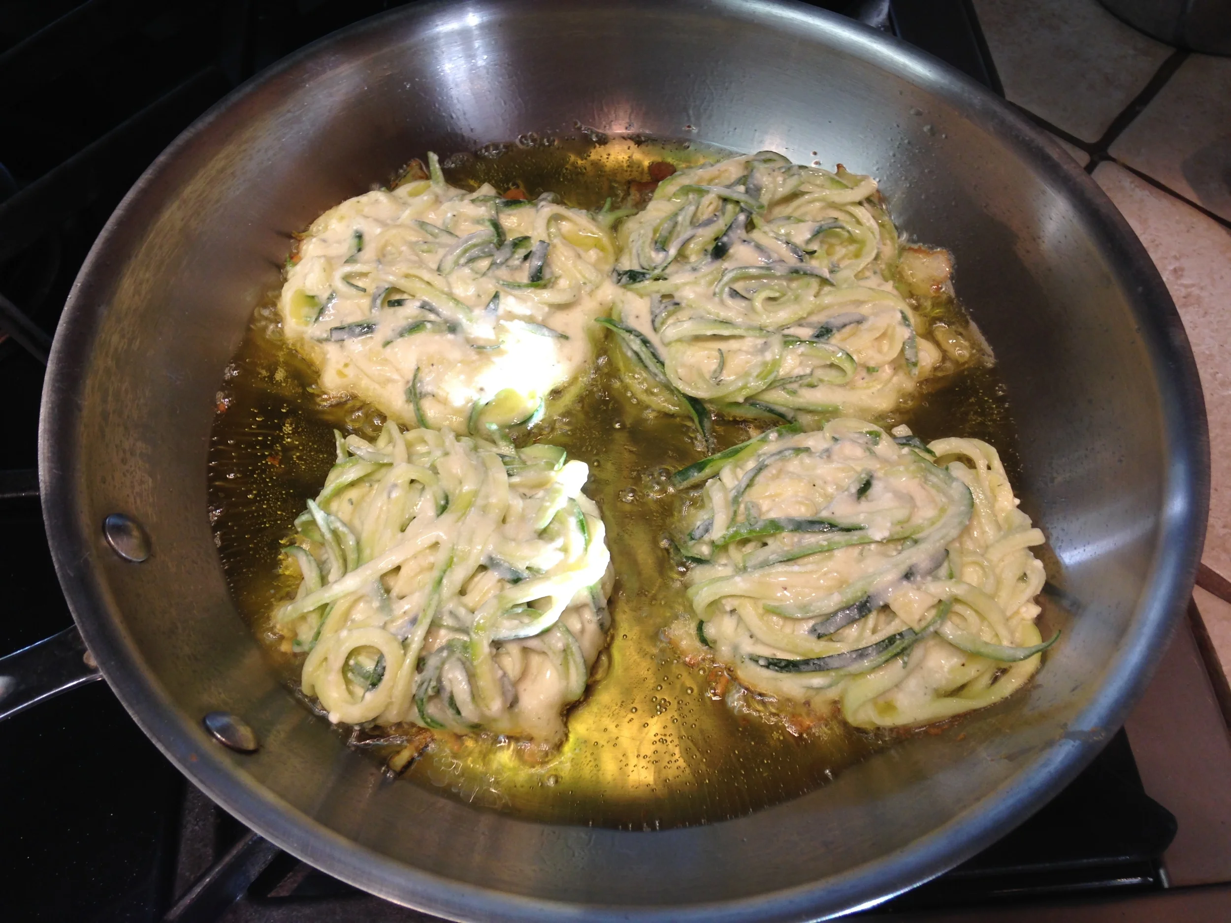 step 4: it's frying time!