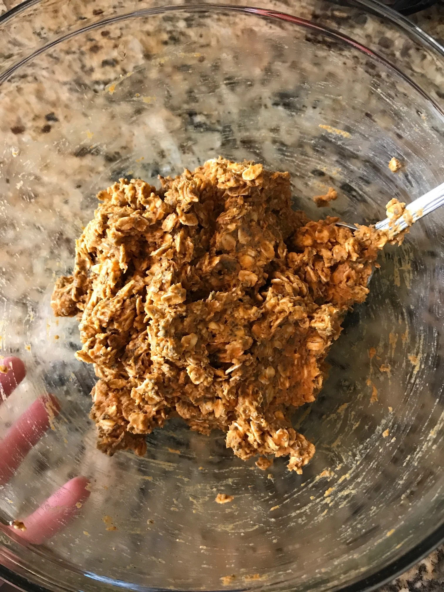 Pumpkin Oatmeal Cookie Dough (yes, it's actually edible)!&nbsp;
