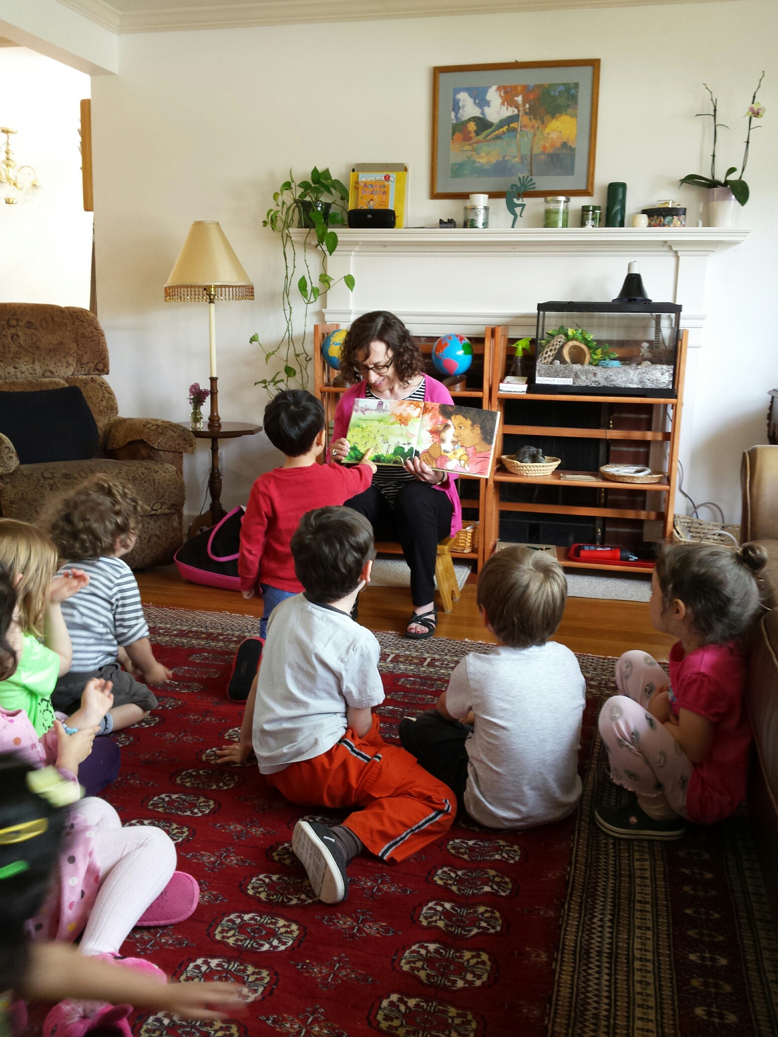 "Look at the spikes!" (of noise that Sara Woolley uses throughout the book).