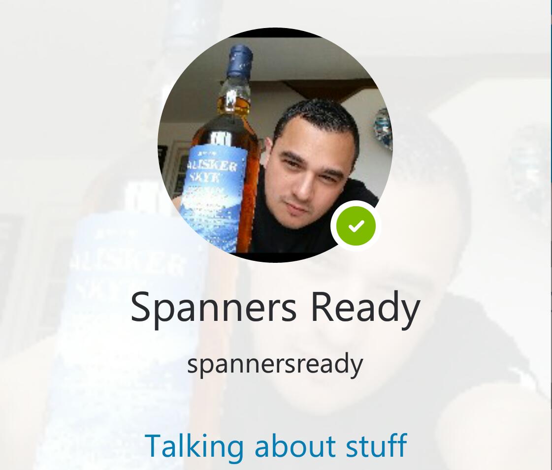 SpannerReady on Skype