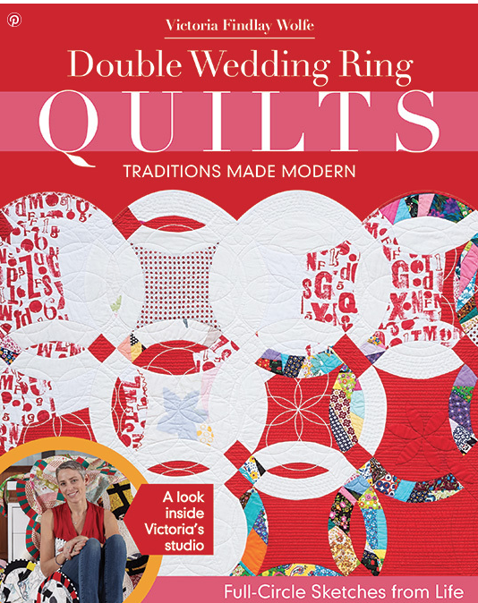 Double Wedding Ring Quilt o Anillos de Bodas. 