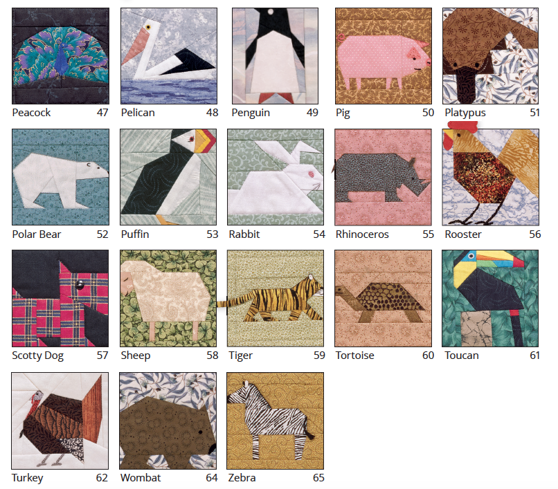 Miren la variedad de animales! Todos con sus encantos peculiares.