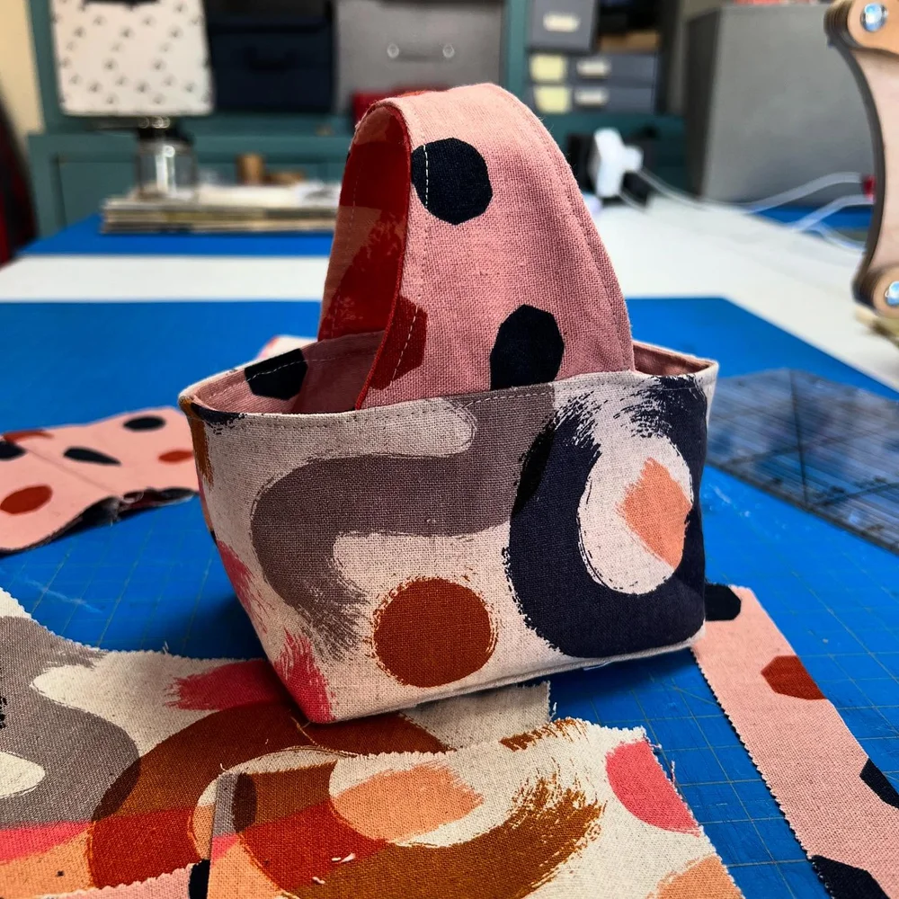 Made another mini basket  @michellepatterns