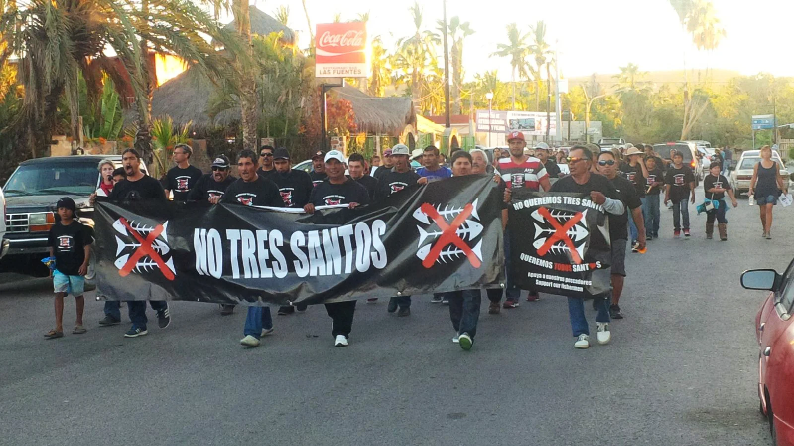 First march against the Tres Santos mega development