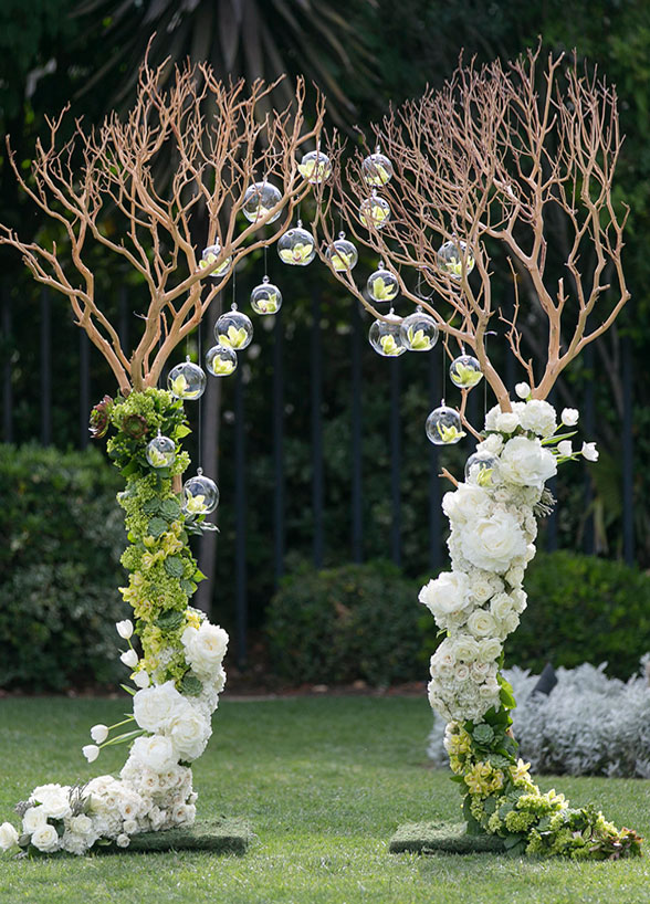 Styling a Stunning White Painted Manzanita Branch