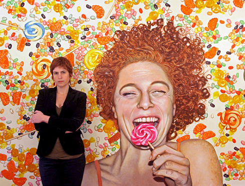 Bree, The Fantasies acrylic on canvas, 72" x 96" 2012