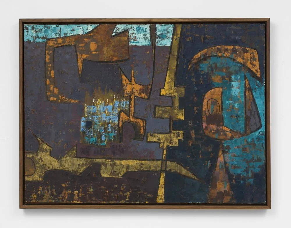 Untitled oil on canvas, 28 x 36 inches 1952