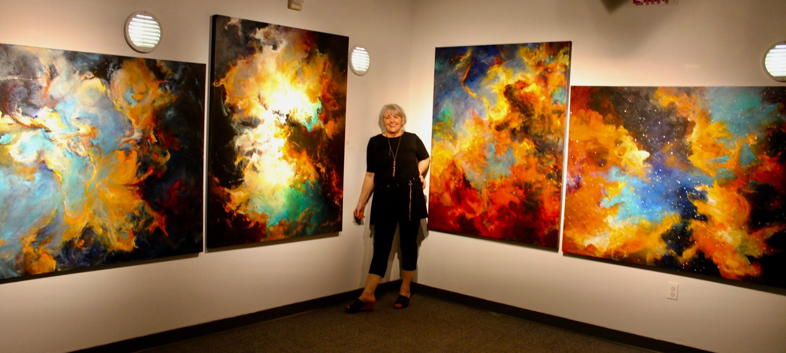 "OVER THE MOON" exhibition at FUSION at STEAM Gallery