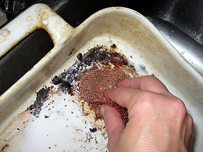 Baking soda for cleaning dishes, toilet, refrigerator, counters, you name it.