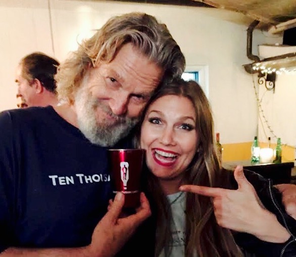 Actor and activist Jeff Bridges with his daughter, singer songwriter Jessie Bridges
