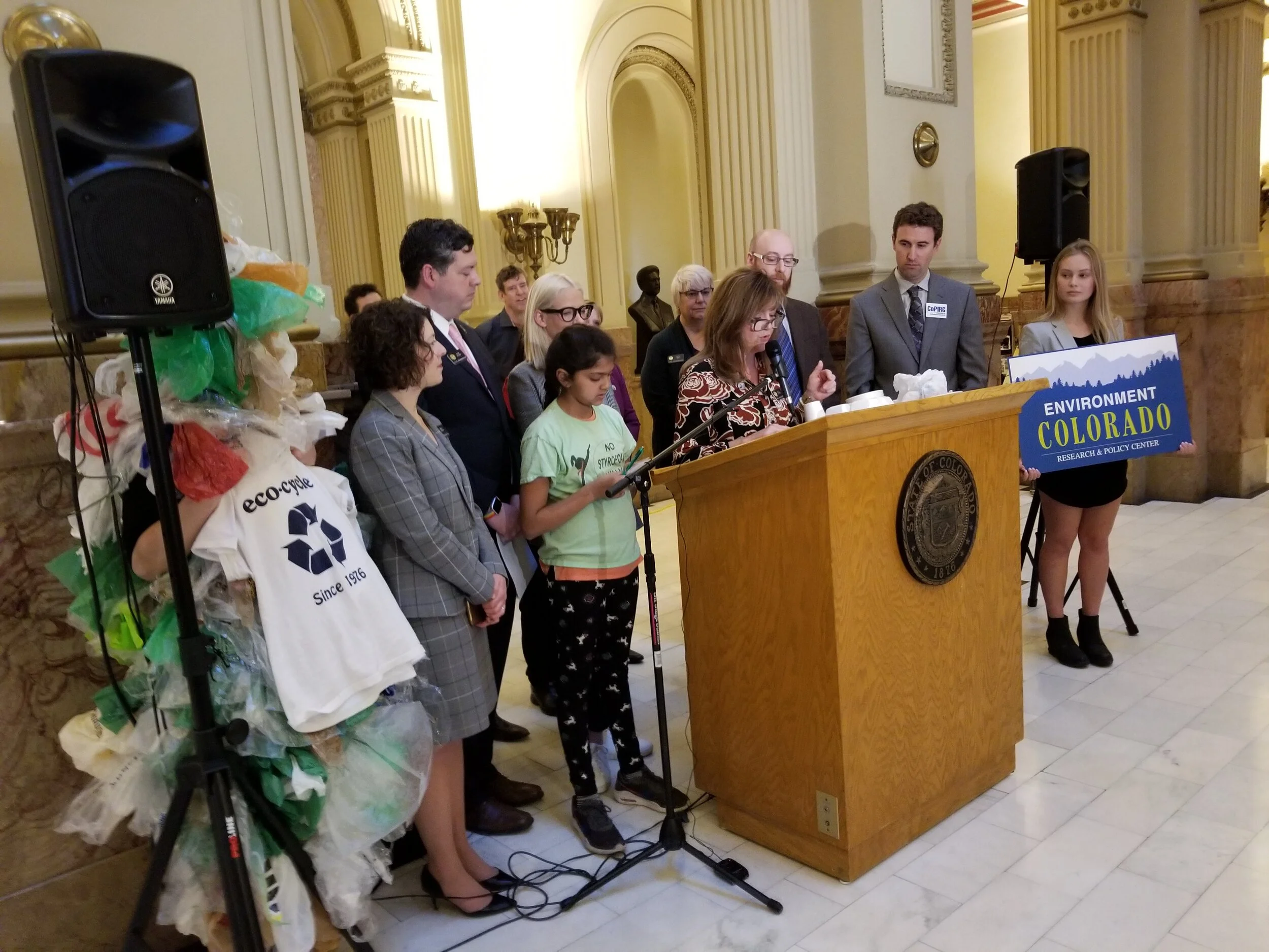 Youth Ambassador Madhvi Chittoor Makes April Plastic and Styrofoam Pollution Awareness Month in Colorado 