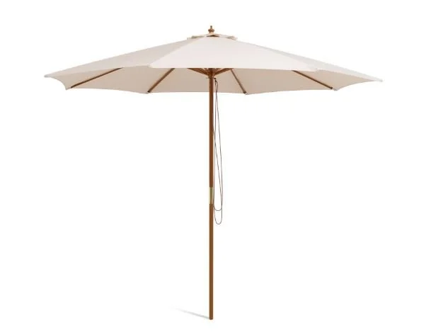 cotton canvas patio umbrella Classic Natural Canvas Umbrella Rental