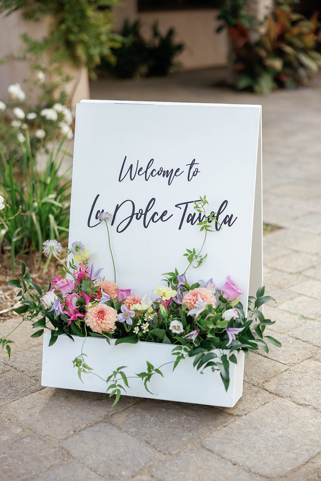 Flower Box Sign