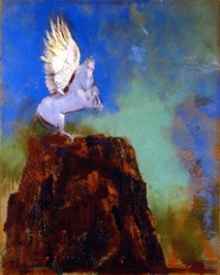 Pegasus by Odilon Redon